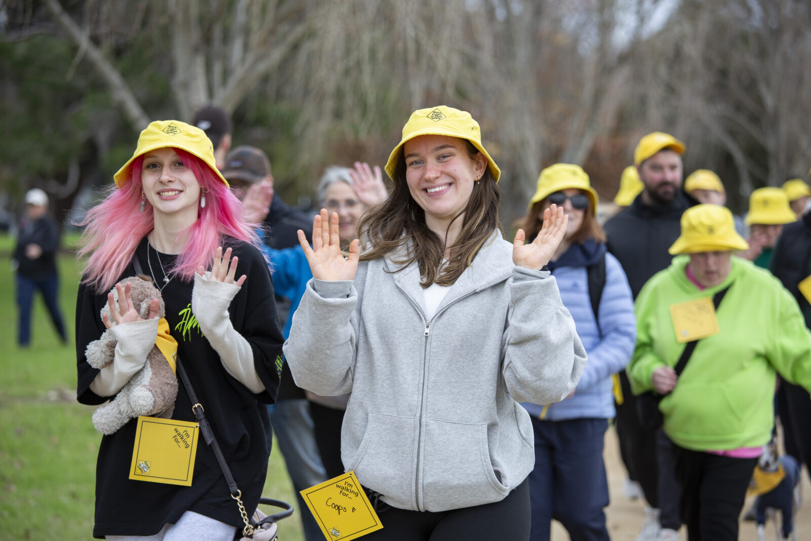 Shine a light on road safety walk