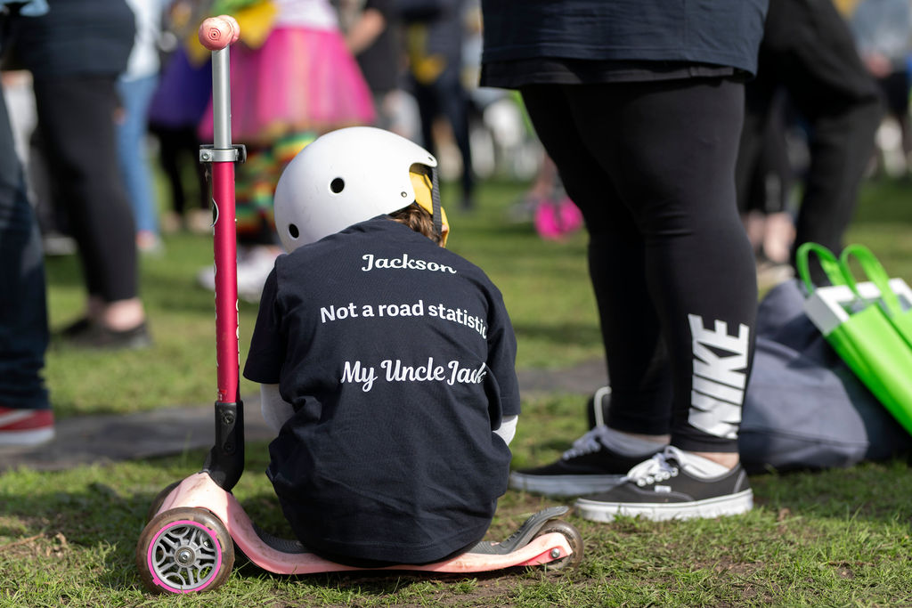 Shine a light on road safety walk